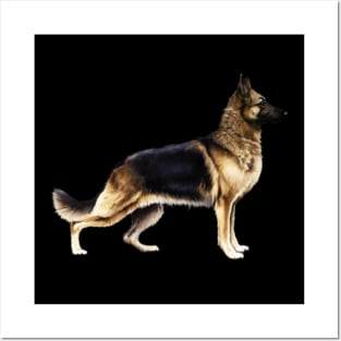 German Shepherd, Love German Shepherds Posters and Art